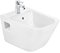 Roca,Senso Square DE,SQUARE - Bidé suspendido sin tapa,Blanco,350mm x 540mm x 315mm,A357475000