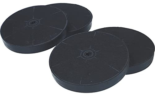2x filtro de carbón Filtro de carbón activado Juego de filtros redondo de 175 mm Dunstabzugshaube Campana extractora para Respekta MIZ0031 PKM CO4