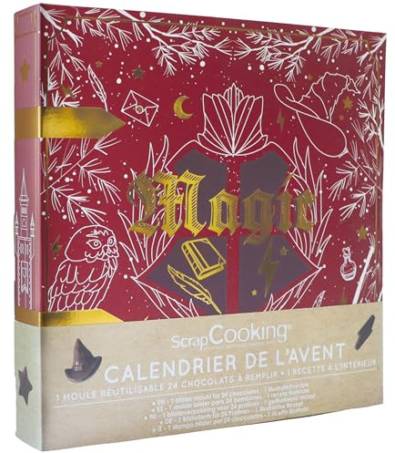 ScrapCooking Sorcerer Advent Calendar with Mould and Recipe for Making Chocolates