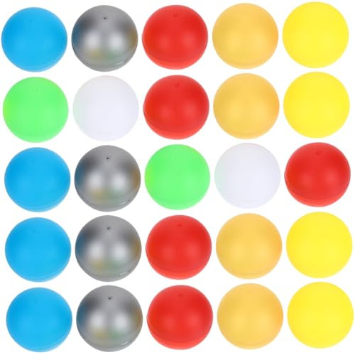 VICASKY 50pcs Raffling Ball Openable Lottery Balls Plastic Vending Machine Capsules Small Lottery for Party Activity Props and Game Props