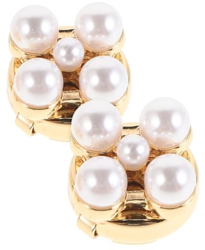 SOIMISS Manschettenknöpfe Damen Blumenmuster 2 Stück Legierung Schmuck Accessoire Für Hemden Elegant Für Hochzeit Party Und Festliche Anlässe