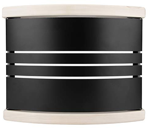 Sauna Light Cover, Harvia Black Edelstahl Lampenschirm Explosionssicherer Raum Edelstahl Anti -Explosion 0 Lampen Schatten 24x19.8x10,2 Cm 9.4x7.8x4.0in