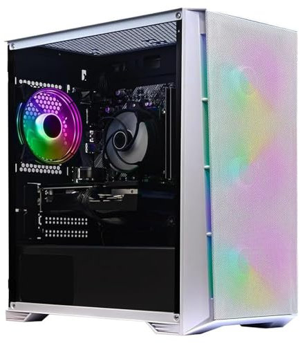 ADMI Gaming PC: Ryzen 5 7600X • AMD Radeon RX 9070 • 32GB RAM DDR5 • 1TB NVME SSD • 750W PSU • X= Mesh RGB Gaming PC Case (White) • Wifi • Windows 11