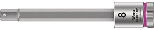 Wera 8740 B HF Zyklop In-Hex-Plus holding function bit socket, 3/8 drive, 8x100mm, 05003040001