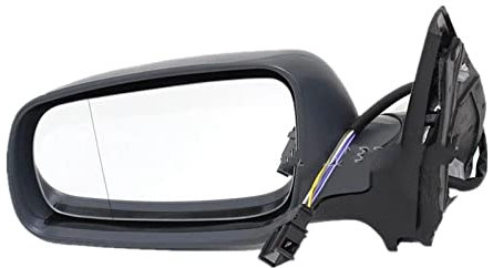 Außenspiegel Glas Rückfahrglas Für VW Für Golf 4 MK4 Für Passat B5 1998 1999 2000 2001 2002 2003 2004 2005 2006 Beheizter Elektrischer Außenspiegel (Größe : Left White Glass)