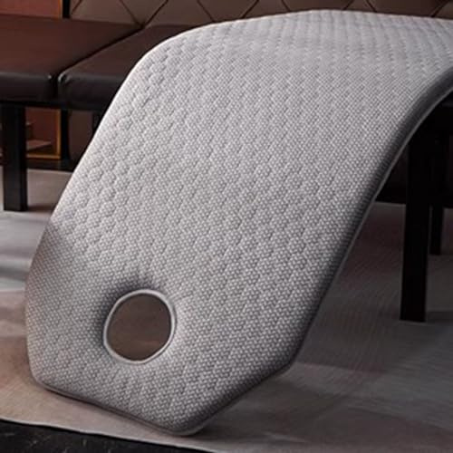 DAZULI Thicken Massage Spa Bed Sheet Cover Table Mattress Pad for Home Beauty Salon Cosmetic Bed with Elastic Band and Face Breath Hole(Size:70x185cm,Color:B)