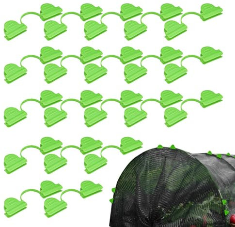 Clip de invernadero para red, clips de sombra de invernadero | Pinzas de jardín Pinzas de invernadero | Clips de películas vegetales, pinza para tela de sombreado, fuerte agarre para red de