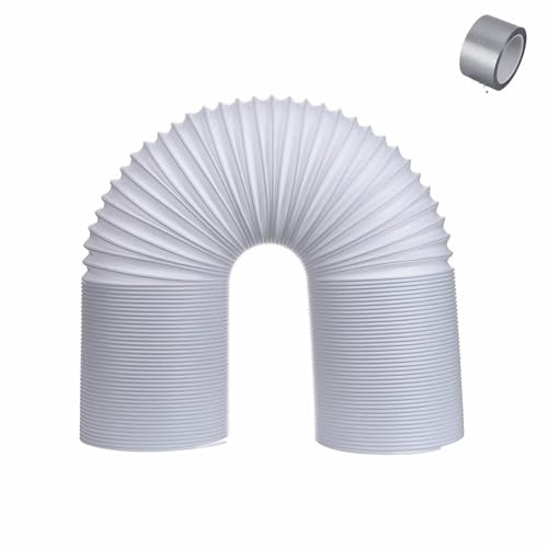 Tubo Flessibile Per Aria Condizionata Mobile Portatile Retrattile Prolunga Scarico Universale Diametro 13cm/15cm Lunghezza 1M/2M/3.0M/4M/5M (Rotazione a sinistra - 13 cm, 3.0M)