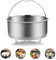 Cestello Cottura a Vapore Inox, Verdure Vapore Cesto, Cestello per Cottura A Vapore, Interno di 20 Cm, per Cottura a Vapore Cestello Cottura Vapore Inserto Vapore Forato per Verdure Vapore Uova