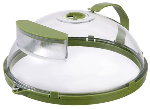Couvercle anti-éclaboussures pour micro-ondes avec boîte de stockage d'eau, couvercle pour plaque de micro-ondes pour garder le four à micro-ondes propre