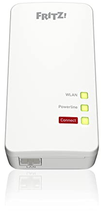 FRITZ!Powerline 1260 WLAN estensore di rete 1.200 MBit/s Mesh 1 porta Gigabit (Ricondizionato)