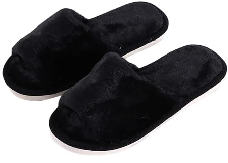 Pantoffeln Damen 41 - Hausschuhe Damen Winter Plüsch Winterschuhe Casual Pantoletten Freizeit Hüttenschuhe Rutschfest Bettschuhe Fuzzy Schlappen Baumwolle Hausschlappen Cozy Slipper Warm Slippers