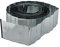Relaxdays Rasenkante 10m, Beetbegrenzung aus Metall, verzinkt, flexibel, Umrandung f. Beet oder Rasen, 16cm hoch, silber