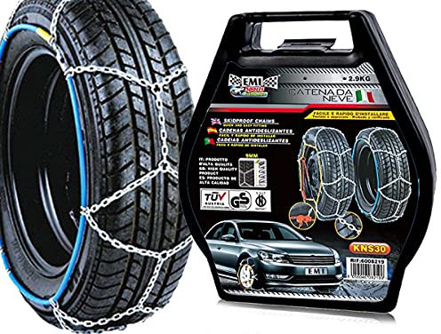 Cadenas de nieve 185/55R13 195/45R13, 135/80R14,155/65R14,165/55R14,165/60R14,175/50R14,195/40R14,125/80R15,135/70R15,145/65R15.165/50R15