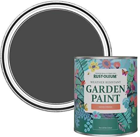 Rust-Oleum Green Mould-Resistant Garden Paint In Satin Finish - After Dinner 750ml