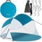Tenda da spiaggia pop up, accessorio per il trasporto, protezione dai raggi UV, per 2-3 persone, 20974