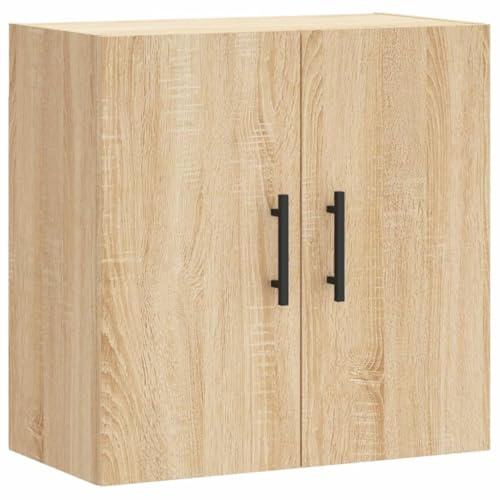 vidaXL Armoire Murale, Placard Suspendu avec Rangement, Meuble Flottant de Salon Salle de Séjour Intérieur, Moderne, Chêne Sonoma Bois d'Ingénierie