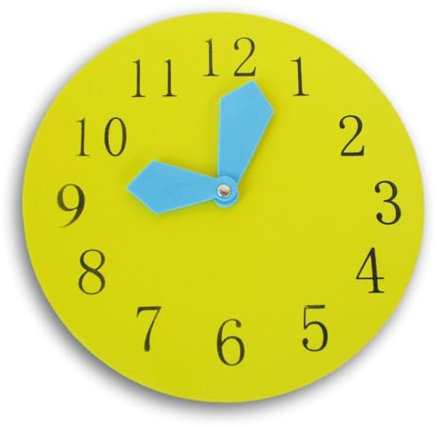 Making the Grade Foam Analog Clock - Teach Time with Movable Hands - 9 Inches Diameter