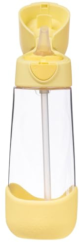 b.box TritanTM Drink & Water Bottle | Easy Grip Bottle and Leakproof Lid | Cool Modern Child Friendly Design, Best for After Sippy Cup | 600ml/20