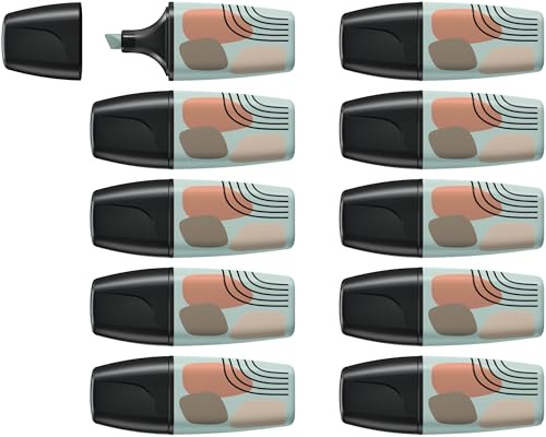 STABILO highlighter BOSS MINI Naturevibes – 10-pack – grön jord