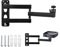 letuxaamz Support de Videoprojecteur, Support Mural pour Mini Projecteur, Multi-Angle Projecteur Réglable Combinaison pour Projecteur/Support Surveillance avec Interface à Vis 1/4 Pouce Bras Articulé