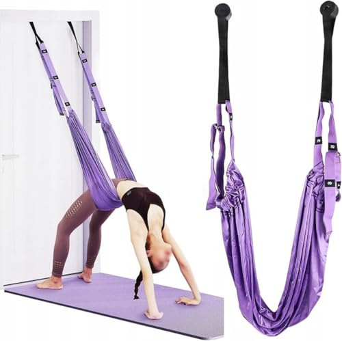Aerial Yoga Cloth Elastic - Hammock for Aerial Training, Pilates & Gymnastics | Air Swing for Stretching, Relief of the Spine & Relaxation | Maximum Load 150 kg