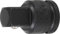 BGS 174 | Adaptador de llave de vaso de impacto | cuadrado interior 10 mm (3/8) - cuadrado exterior 12,5 mm (1/2)