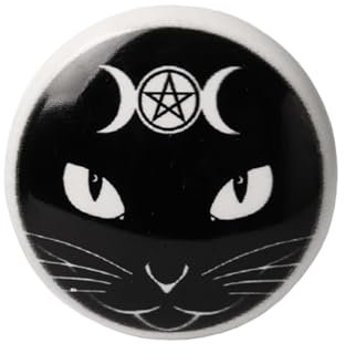 Alchemy Gothic Bouchon de bouteille Triple Moon Cat Noir