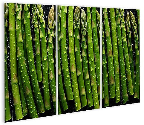 islandburner Quadro su tela Asparagi verdi freschi JEPR Quadri Stampe Immagini Murale Decorazione da parete