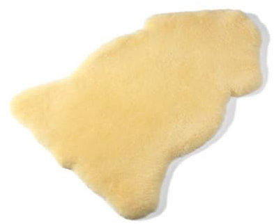 Hofbrucker® 100% XL Bio Merino Baby Schaffell Teppich echtes Lammfell aus Bayern medizinische Gerbung Öko Tex 100-110 cm ökologisch Hergestellt in Bayern
