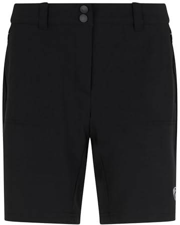 Ziener Nakoa utomhusshorts för damer, cykel-/vandringsbyxor – andningsbara, snabbtorkande, elastiska, svarta, 34