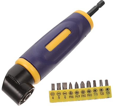 HOMSFOU Taladro Inalámbrico De Ángulo Recto Accesorio Para Esquina Herramienta Para Ajustar