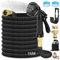 Manguera Jardin Extensible,Mangeras Jardineria Flexible 15 Metros,Manguera Extensible con Conectores 3/4 y 1/2, Mangeras Flexible con 8 Funciones de Riego,Para Jardineria,Césped,Limpieza de Coches