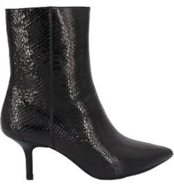 Geox kleopy donna Stivaletti con tacco medio - D56YBB000KYC9999 (Nero, Sistema Taglie Calzature EU, Adulto, Numero, Media, 38.5)