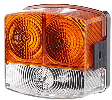 HELLA Feu clignotant - Halogène - 12V - Montage en saillie/vissé - Fiche: Fiche plate - droite - Quantité: 1 - 2BE 002 776-261