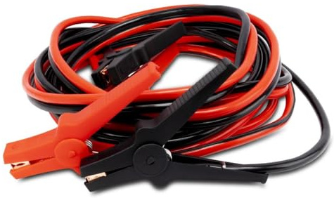 Goodyear Câbles de Démarrage pour Voiture et Camion 600A 6m 12-24V en Cuivre avec Pinces Renforcées | Sac et Instructions | Revêtement PVC | Jusqu’à 4500cc | Haute Puissance et Sécurité