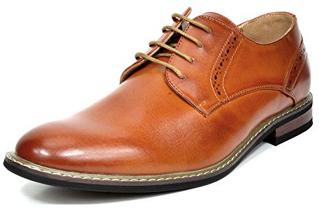 Bruno Marc herrskor brogue Oxfords, Brun, 8