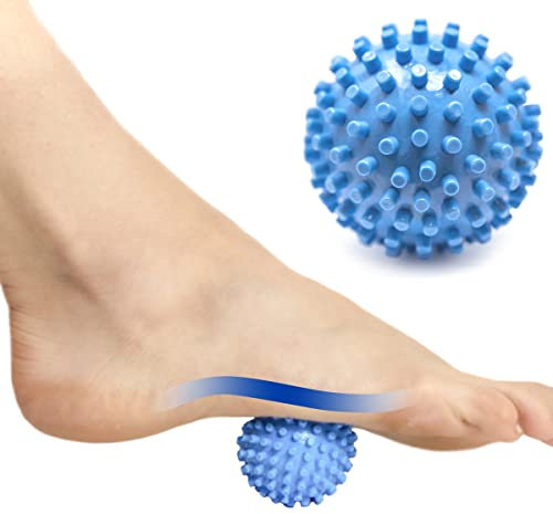 ProStretch Balle de massage texturée à picots pour soulager la douleur du pied, la fasciite plantaire, les douleurs musculaires et la thérapie des tissus profonds