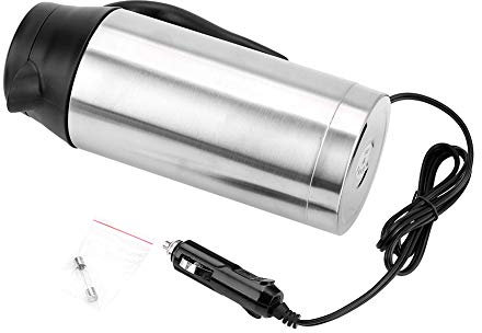 Bollitore Elettrico per Auto Portatile da 750 Ml 24 V, Bollitore da Viaggio in Acciaio Inossidabile Bollitore Elettrico per Auto, Bollitore Elettrico, Scaldacqua da Viaggio Sigillato Senza Perdite