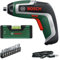 Bosch Cacciavite a Batteria Compatto IXO con Set di Livelle, Gen 7th, 3.6 V, 2 Ah, 5.5 Nm, con Mini Livella a Bolla e Cavo Micro-USB, Compatibile con la Serie IXO di Accessori, Viti fino a 190 viti
