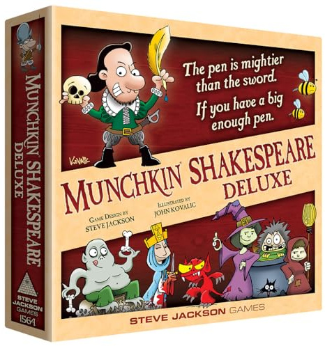 Steve Jackson Games | Munchkin Shakespeare Deluxe | Card Game | English