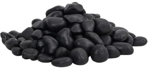 Xichuzi Ciottoli Levigati 10 kg Neri 2-5 cm,Ciottoli Levigati,Ghiaia da Giardino,Ciottoli per Giardino da Esterno -155327