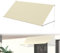 Suusolny Sonnenschutz Markise 300x145 cm – Einziehbare Fallarmmarkise aus Stahl – UV-Schutz & Wetterfest Fenstermarkise Ideal für Garten, Balkon (Beige)
