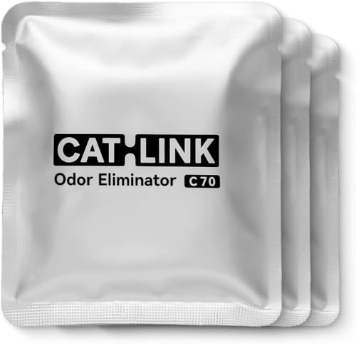 Specialiserad CATLINK C70-deodorant för sandlådor - kompatibel med alla självrengörande sand - intensiv luktborttagning - långvarig friskhet