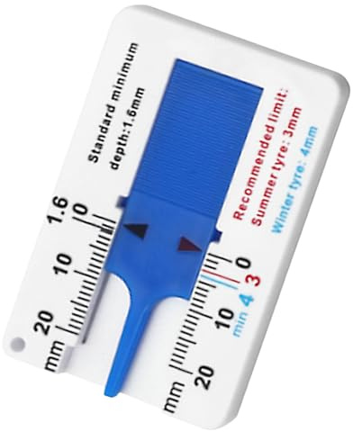 Medidor de profundidad de neumáticos,Medidor de profundidad de neumáticos | de de 0a 20 mm | de mano, herramienta de medición precisa de la de la banda de rodad