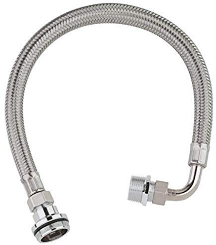 GROHE Mischwasser-Zirkulationsanschluss (langlebige Oberfläche, flexibler Anschlussschlauch), chrom, 12124000