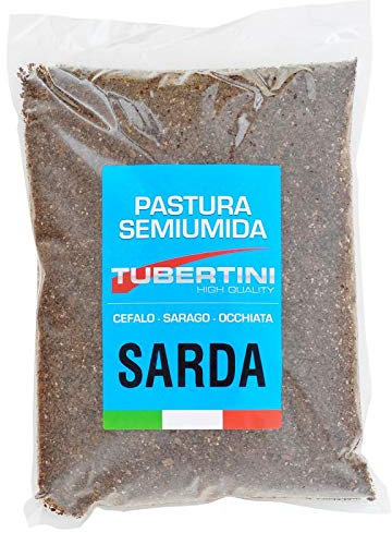 Tubertini Esca Pronta Pastura da Pesca Semi-umida alla Sarda - Cefali - Saraghi - Occhiate per pasturare in Mare Fiume Lago
