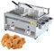 ZYLEDW Professionelle Gas Fritteuse, 10 L + 10 L Große Edelstahl LPG Dual Fritteuse, Freistehende Temperaturregelung, mit 2 Frittierkörben, Für Gewerbliche Restaurant-Heimküche