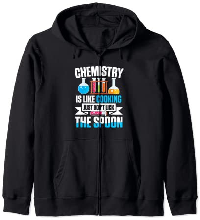 Química No lamas la cuchara Química Sudadera con Capucha