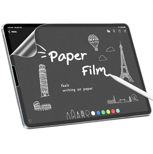 PORRVDP 2 Pieces Matt PET Paper Screen Protectors Compatible With Lenovo Tab P11 Plus / P11 Paper Gloss Anti-Glare Anti-Fingerprint Matte Screen Protector for Drawing, Writing and Notes